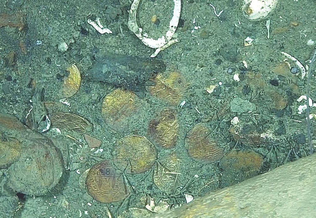 Arheoloogid leidsid Hispaania laeva, mis plahvatas 1748. aastal Ameerika Ühendriikide ranniku lähedal