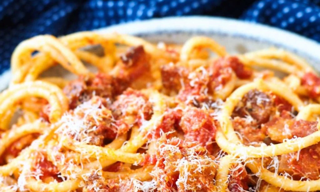 Selle retsepti andis mulle üks itaalia sõbranna. Aromaatne pasta mõne hetke jooksul