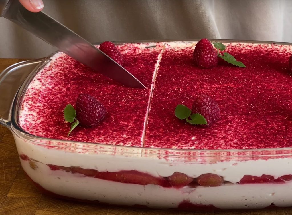 Vadelmatirramisu ilma munata – värske versioon traditsioonilisest maiuspalast